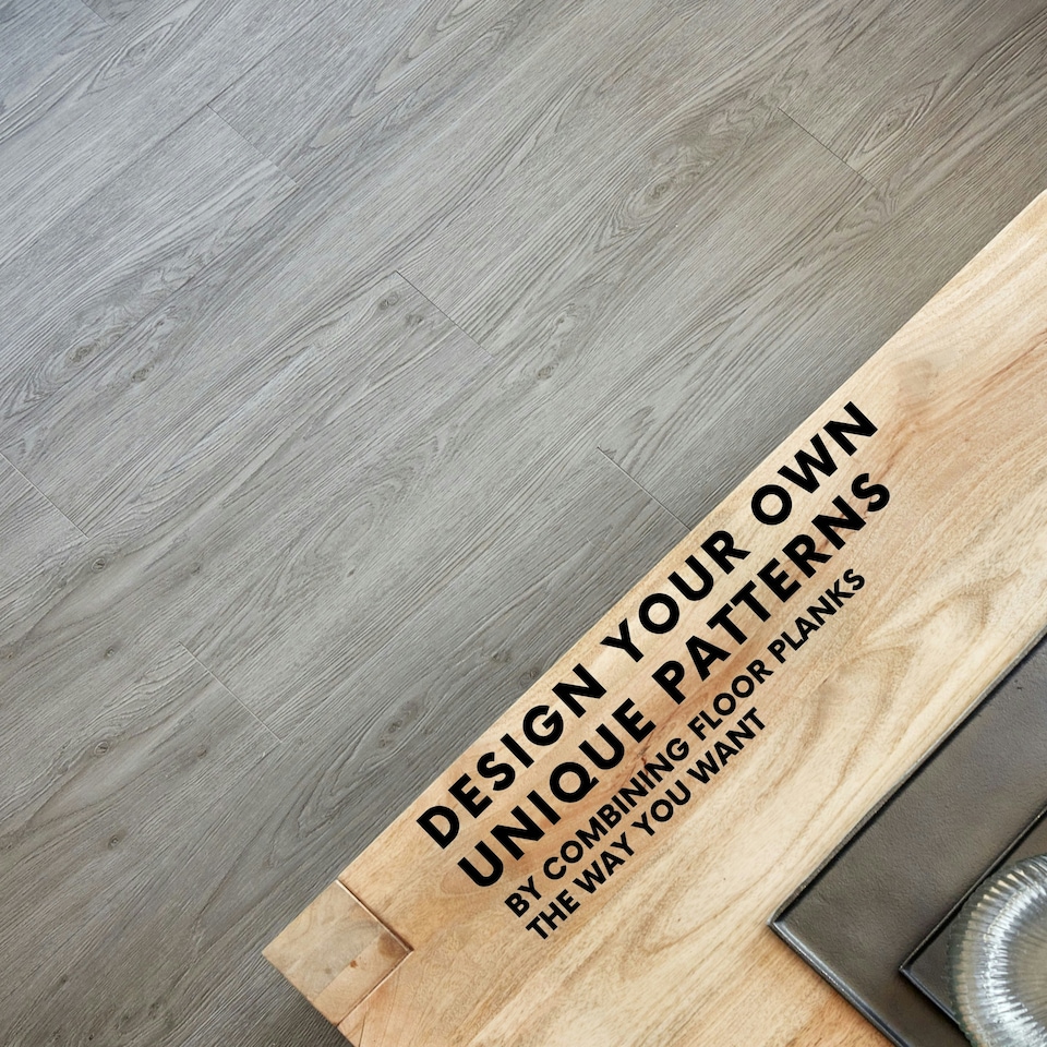 image 1 of Self Adhesive Floor Planks | 5.9x35.9in (91.4x15.2cm) Each | Peel & Stick Vinyl Flooring | Grey Wood Effect | Easy DIY | Stick On Tiles for Home Floors Grey | 1.39 sqm
