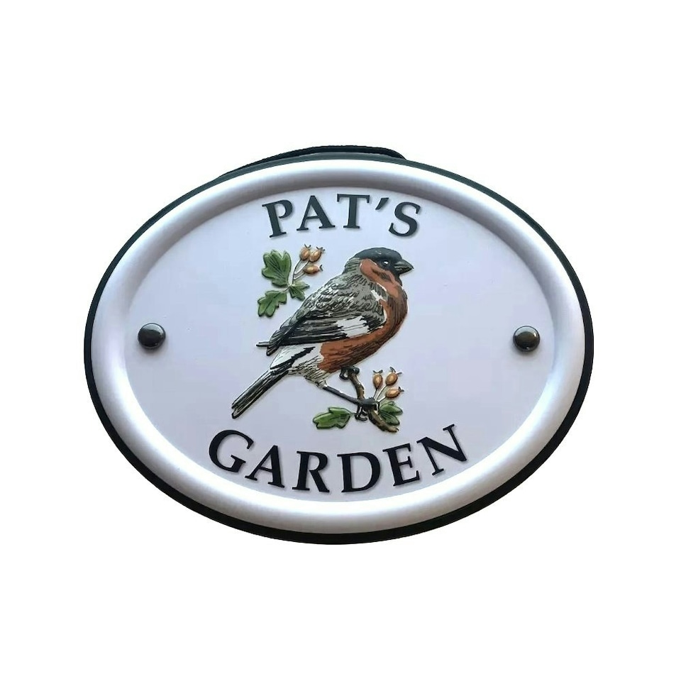 Decorative Bird Garden Sign - Pat