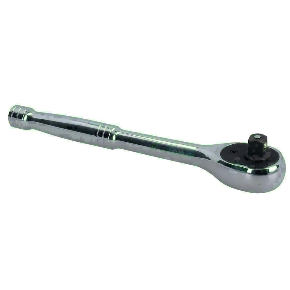 image 1 of 3/8in Drive Ratchet With 1/4in + 1/2in Impact Convertors Adaptors 72 Teeth