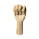image 4 of Large Wooden Left Hand Manikin 30cm (12")
