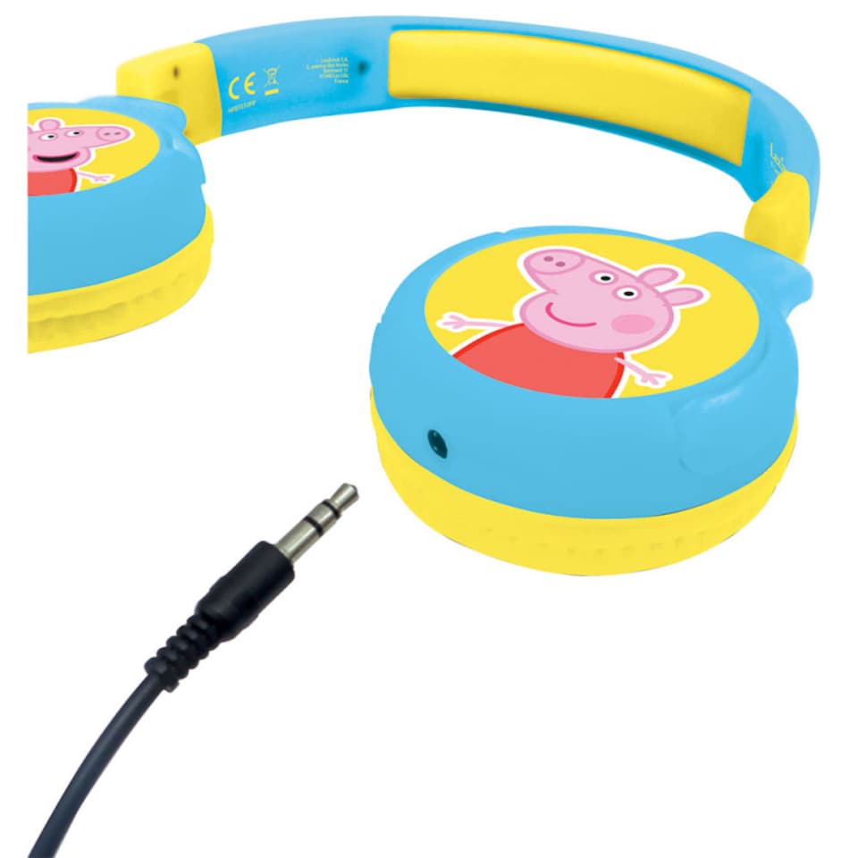 image 1 of Lexibook HPBT010PP Peppa Pig Bluetooth & Wired Foldable Headphones