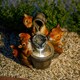 image 3 of Primrose Solar Squirrels Pouring Bowls Water Feature with Lights 39cm