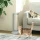 image 2 of PawHut 56cm Corner Cat Scratching Post with Sisal Scratching Pad, Grey