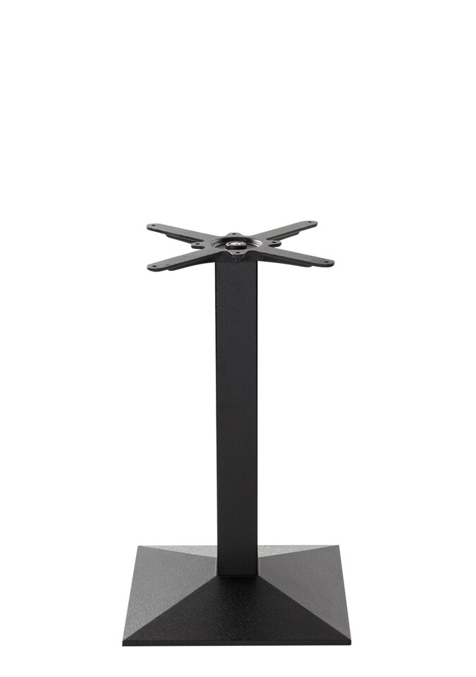 Black Cast Iron Pyramid Table Base - Medium - Height - 730 mm | Black