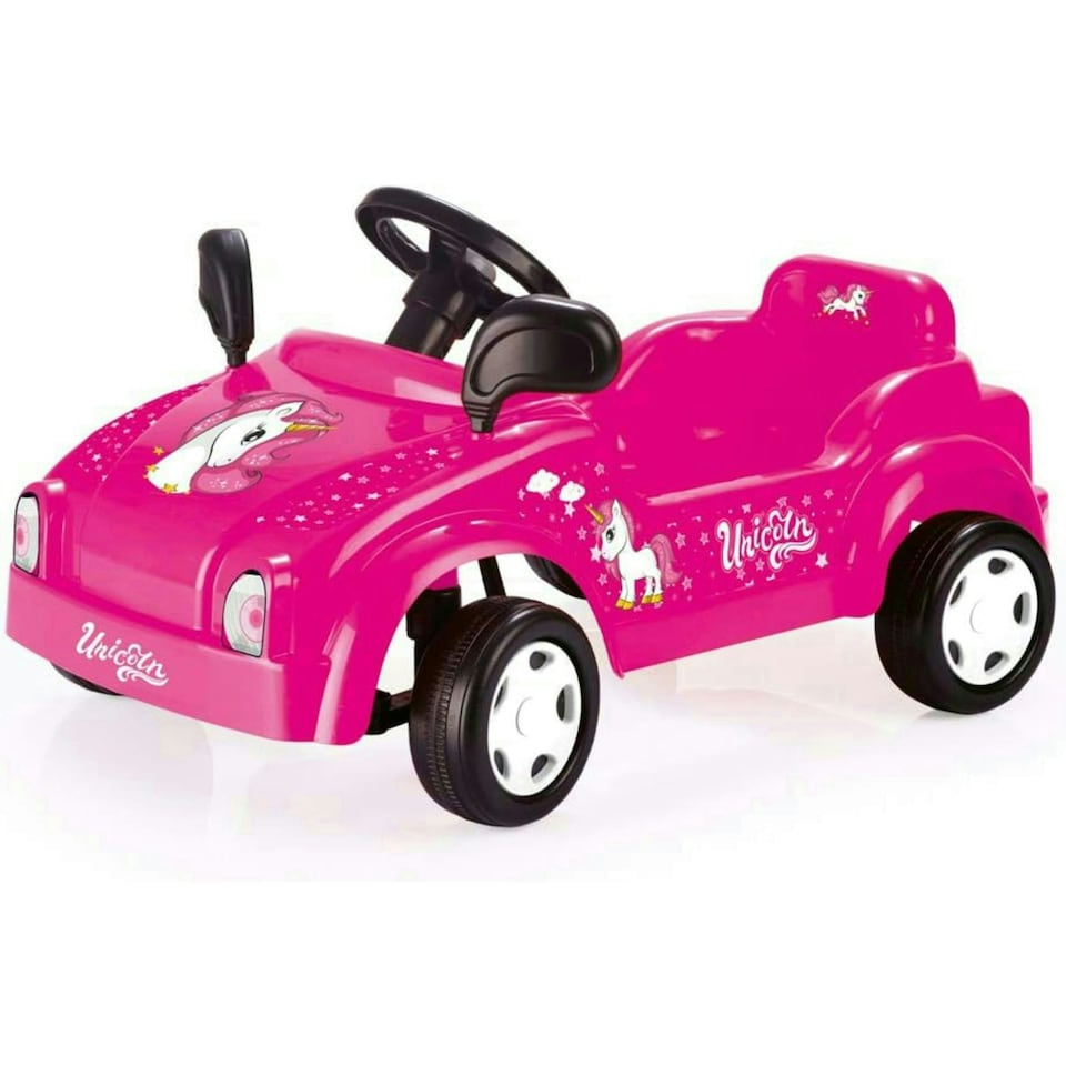 image 1 of Dolu Unicorn Smart Car Pedal Operated - Pink