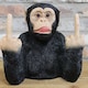 image 3 of Gifts Direct 2 U 'Up Yours' Monkey Headphone Holder Ornament | Black