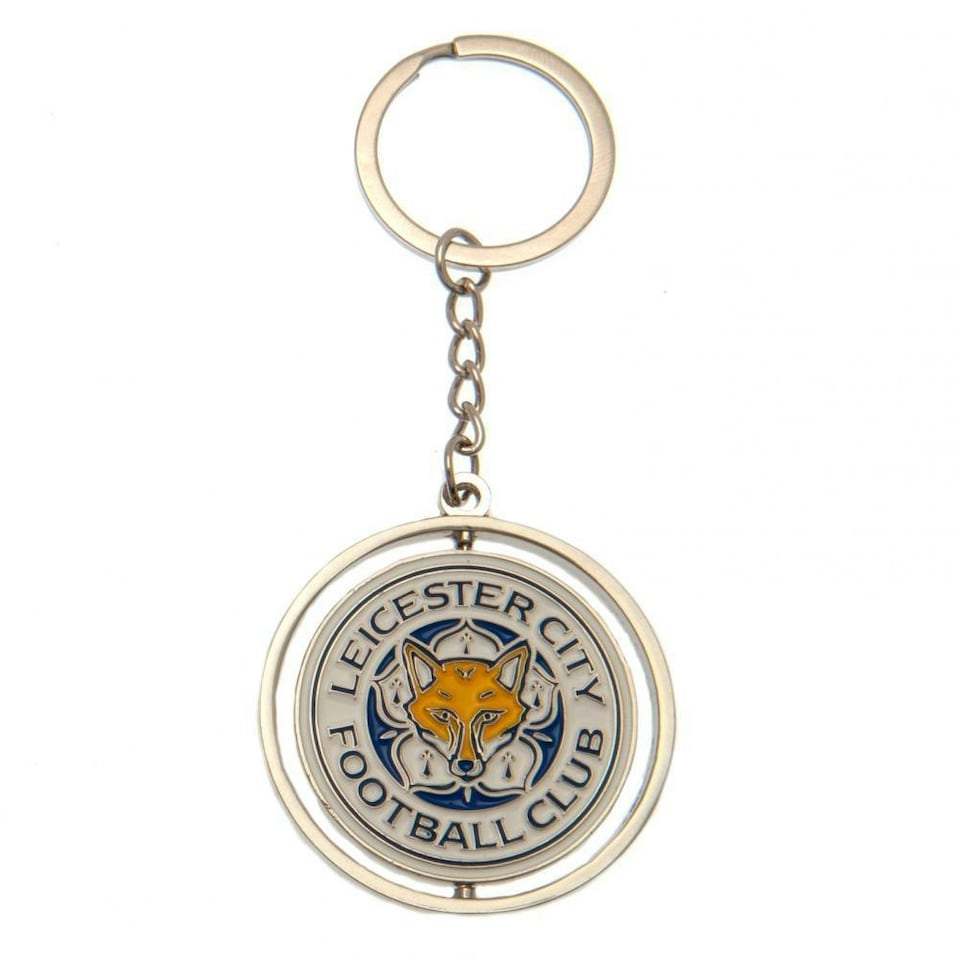 image 1 of Leicester City FC Spinner Keyring - Silver - One Size