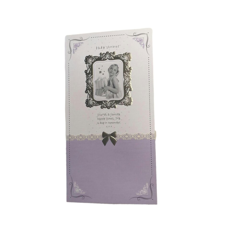 image 1 of Baby Shower Blank Greetings Card