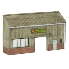 Graham Farish Scenecraft Low Relief Cement Board Warehouse (Pre-Built)