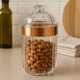 image 1 of Maison by Premier Medium Rose Gold Acrylic Canister