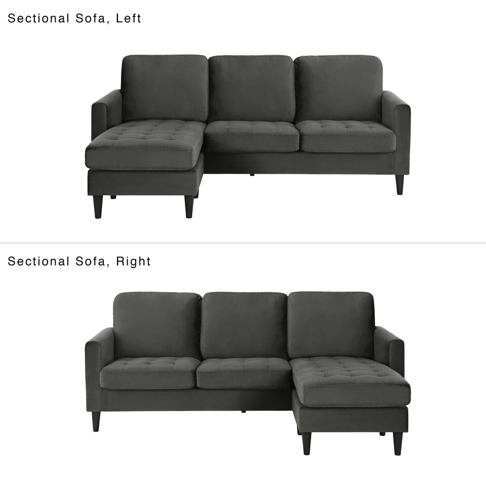 image 1 of Strummer Reversible Sectional Sofa Green | Green | Green | Three Seater
