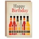 image 1 of Fantastic Craft Beer Lover Row Bottles Stepdad Birthday Card