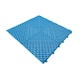image 2 of Modular Interlocking Ribbed Vented Garage Floor Tiles - Grey | Blue | Light Blue
