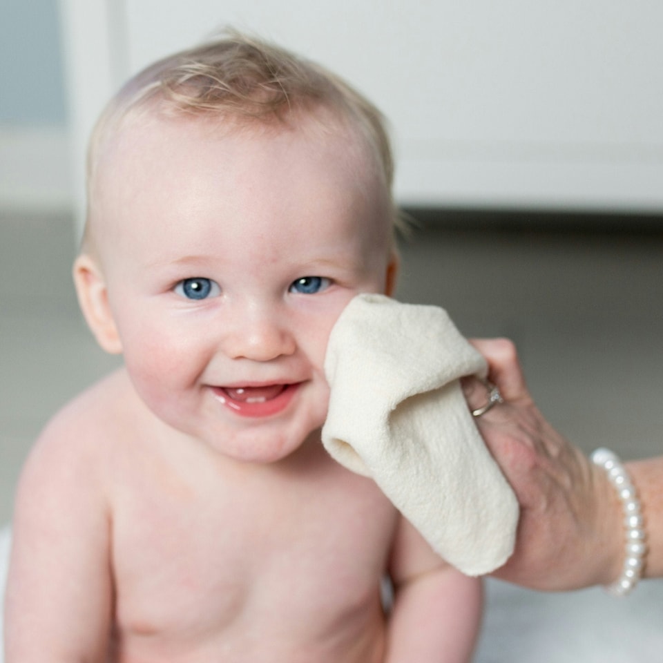 image 1 of Lulujo Organic Cotton Facecloths (Set Of 4)