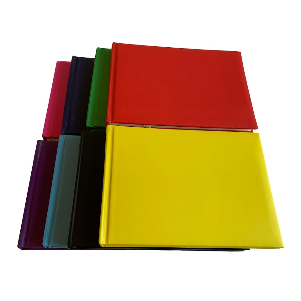 image 1 of Plain Cover Black Autograph Book by Janrax - Signature End of Term School Leavers