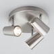 image 3 of BHS Barley Spotlight Plate | Silver | Satin Nickel | 1