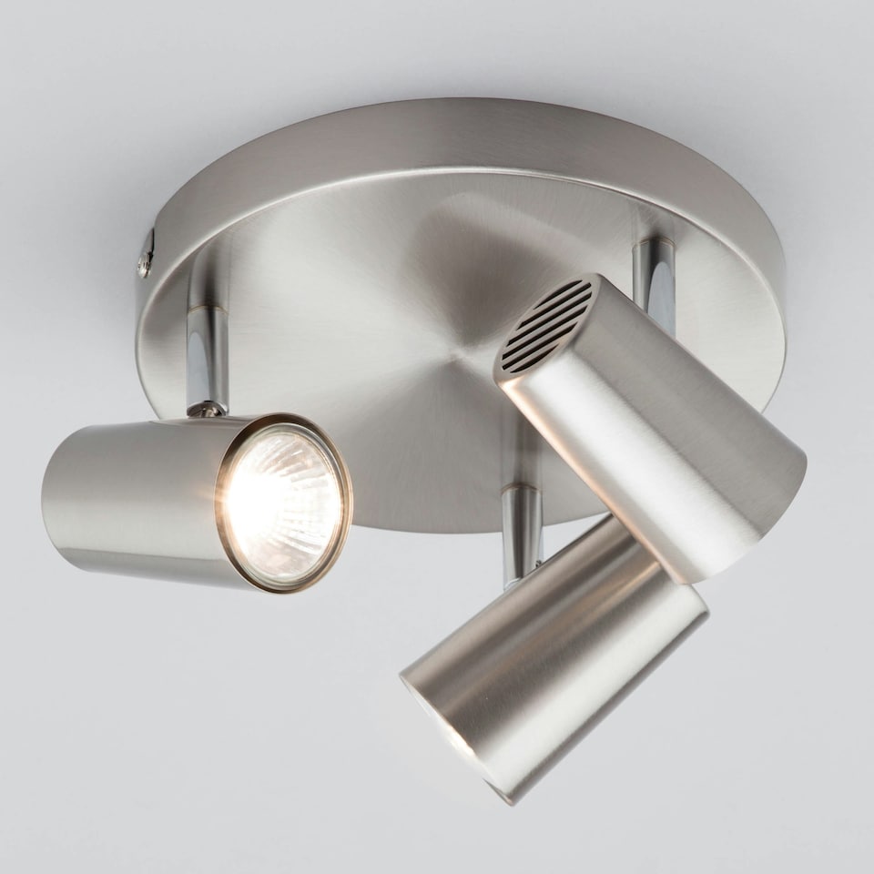 image 1 of BHS Barley Spotlight Plate | Silver | Satin Nickel | 1