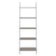 image 6 of Corona Grey Ladder 5 Shelf Unit - Grey Wax Finish with Multi-Depth Shelving and Versatile Storage | Grey | Grey Wax | One Size | 1