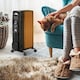 image 2 of HOMCOM Oil Filled Radiator Space Heater W/3 Heat Settings & Remote Control Black