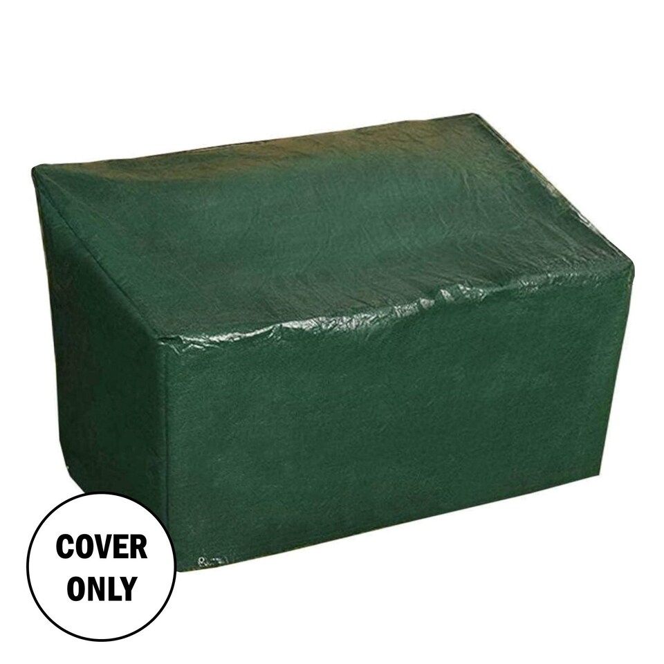image 1 of Waterproof 5ft 1.5m Garden Furniture 3 Seater Bench Seat Cover | Green