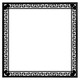 image 2 of Greek key border frame (Picture Frame) White | S