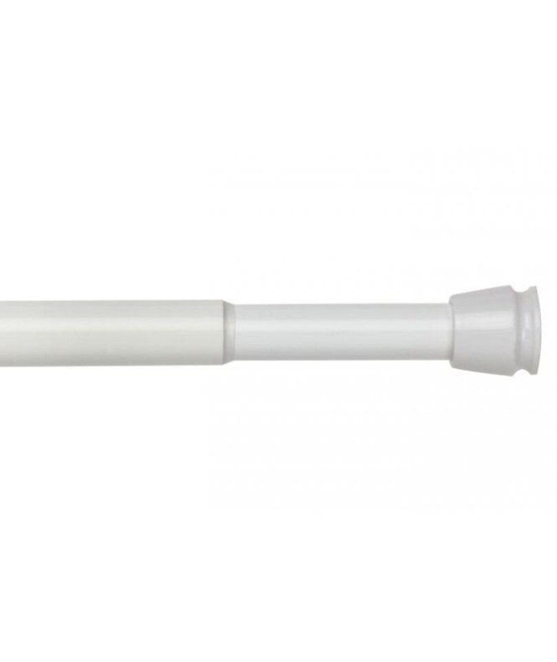 image 1 of White Extendable Shower Curtain Rod 140 - 260cm | White | White