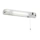 image 2 of Set of 2 Rise - Chrome Bathroom Shaver Lights Chrome | White