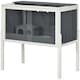 image 1 of PawHut Wooden Hamster Cage for Dwarf Hamsters, Gerbils, Rutin Chicken w/ Shelf