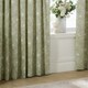 image 3 of Wylder Bella Floral Sage Pencil Pleat Curtains 229 x 229cm Green | Sage Green