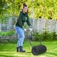 image 2 of DURHAND Heavy Duty Garden Lawn Roller Push Tow Water Sand Filled 46L Equipment
