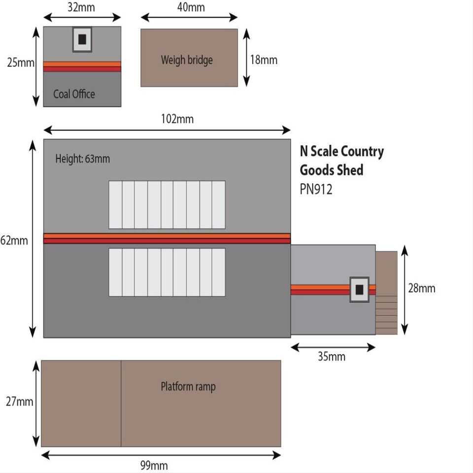 image 1 of Metcalfe Country Goods Shed Card Kit