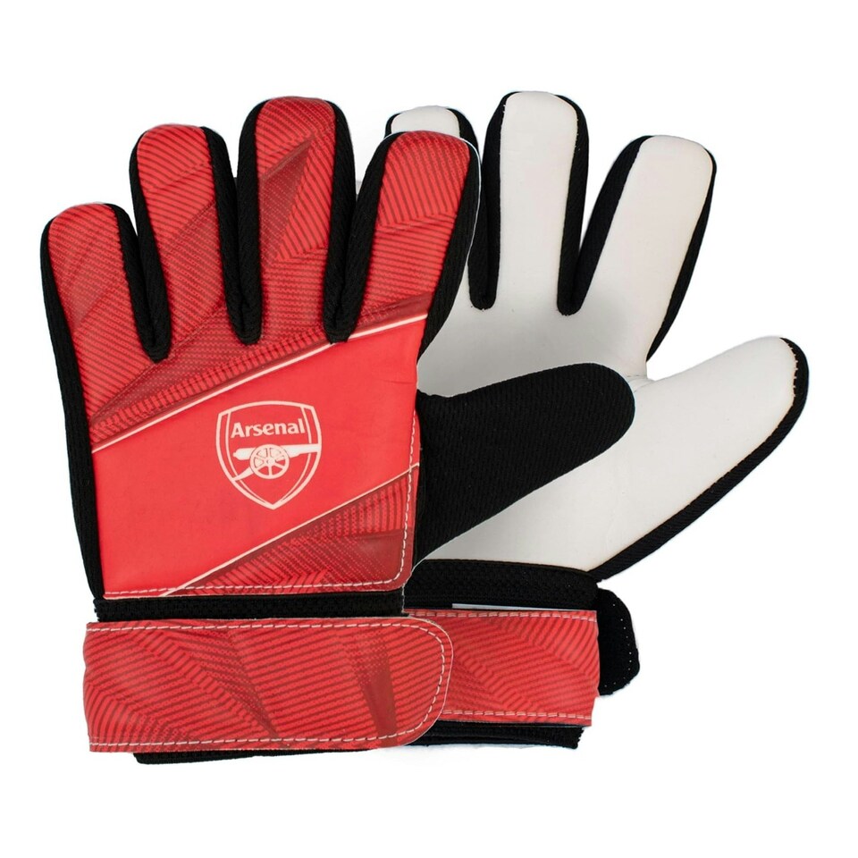 image 1 of Arsenal FC Fuse Kids Goalkeeper Gloves | Red