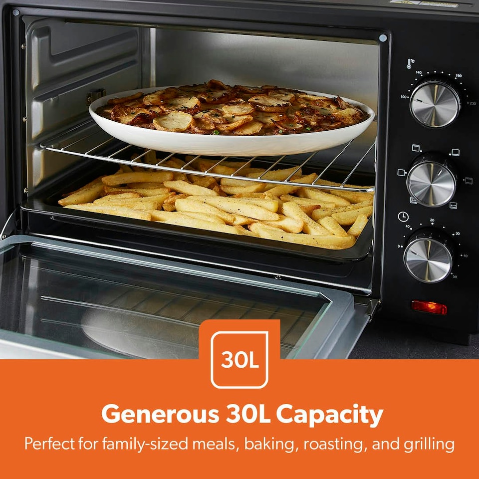 image 1 of GEEPAS 30L Mini Oven and Grill, 1600W