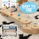 image 4 of AIYAPLAY Wooden Balance Beam for Kids 3-8 Years, Indoor Outdoor Use
