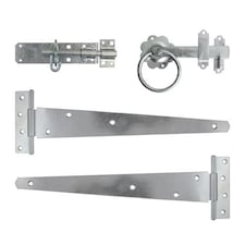Timco - Side Gate Kit - Ring Latch - Hot Dipped Galvanised (Size 18" - 1 Each)