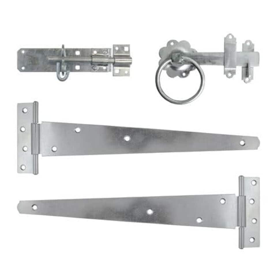 Timco - Side Gate Kit - Ring Latch - Hot Dipped Galvanised (Size 18" - 1 Each)