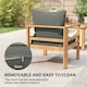 image 6 of Outsunny Garden Chair Cushion with Seat & Back Pad, CUSHION ONLY 