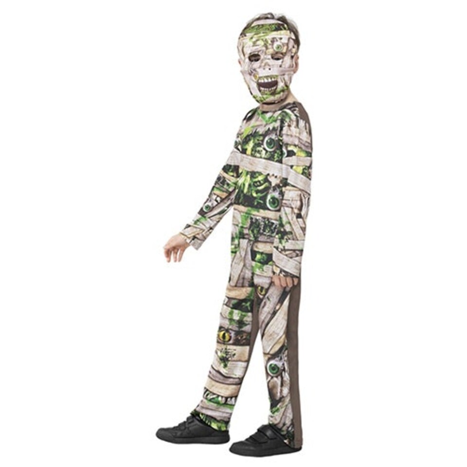 image 1 of Zombie Mummy Fancy Dress Costume Kids Unisex Medium - Age 7-9
