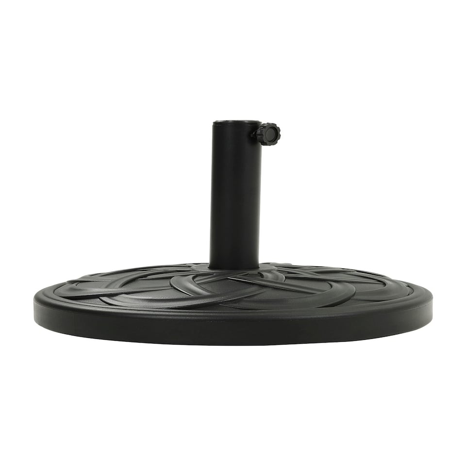 image 1 of Living and Home Patio Umbrella Base Stand Black