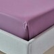 image 3 of Homescapes Grape Egyptian Cotton Flat Sheet 200 Thread Count, Single Purple | Single