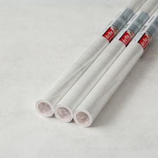 Sticky Back Plastic Concrete White Stone Effect Kitchen Self-adhesive Vinyl Wrap for Cupboards, Doors and Worktops 67.5cm x 2m (3 rolls) - d-c-fix