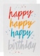 image 4 of Assorted Multipack Pack of 24, 6 Designs Birthday Cards
