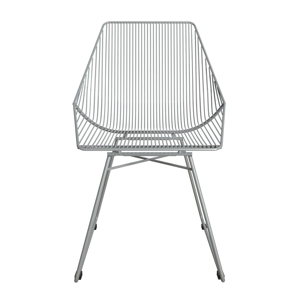 image 1 of Ellis Accent Dining Chair Grey Metal