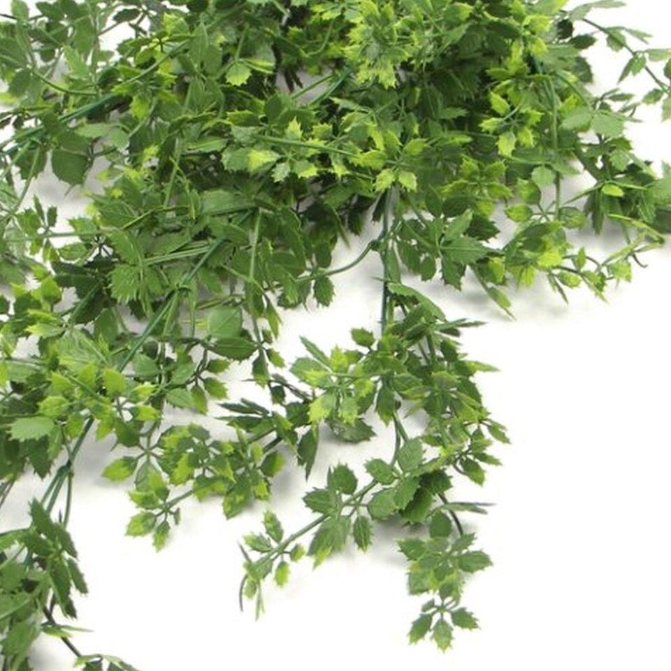 image 1 of Hanging UV and Fire Resistant Artificial Forest Foliage Plant 81cm