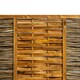 image 4 of Primrose Willow Premium Framed Fence Panel Bunched Hurdle Woven 1.82m x 1.37m