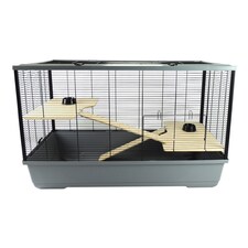 Hamster & Rat Cage 100cm - Langham XL Multi-Level Grey | Little Friends