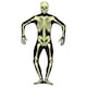 image 1 of Skeleton Second Skin Glow In The Dark Fancy Dress Costume Unisex Adult Large