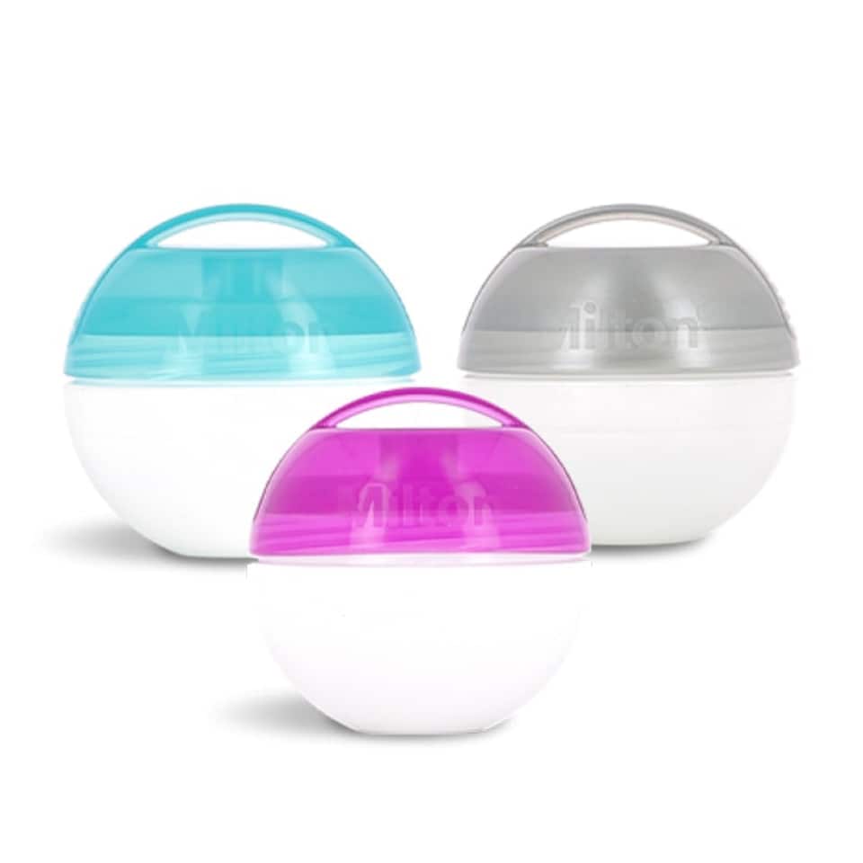 image 1 of Milton Mini Soother Steriliser Silver