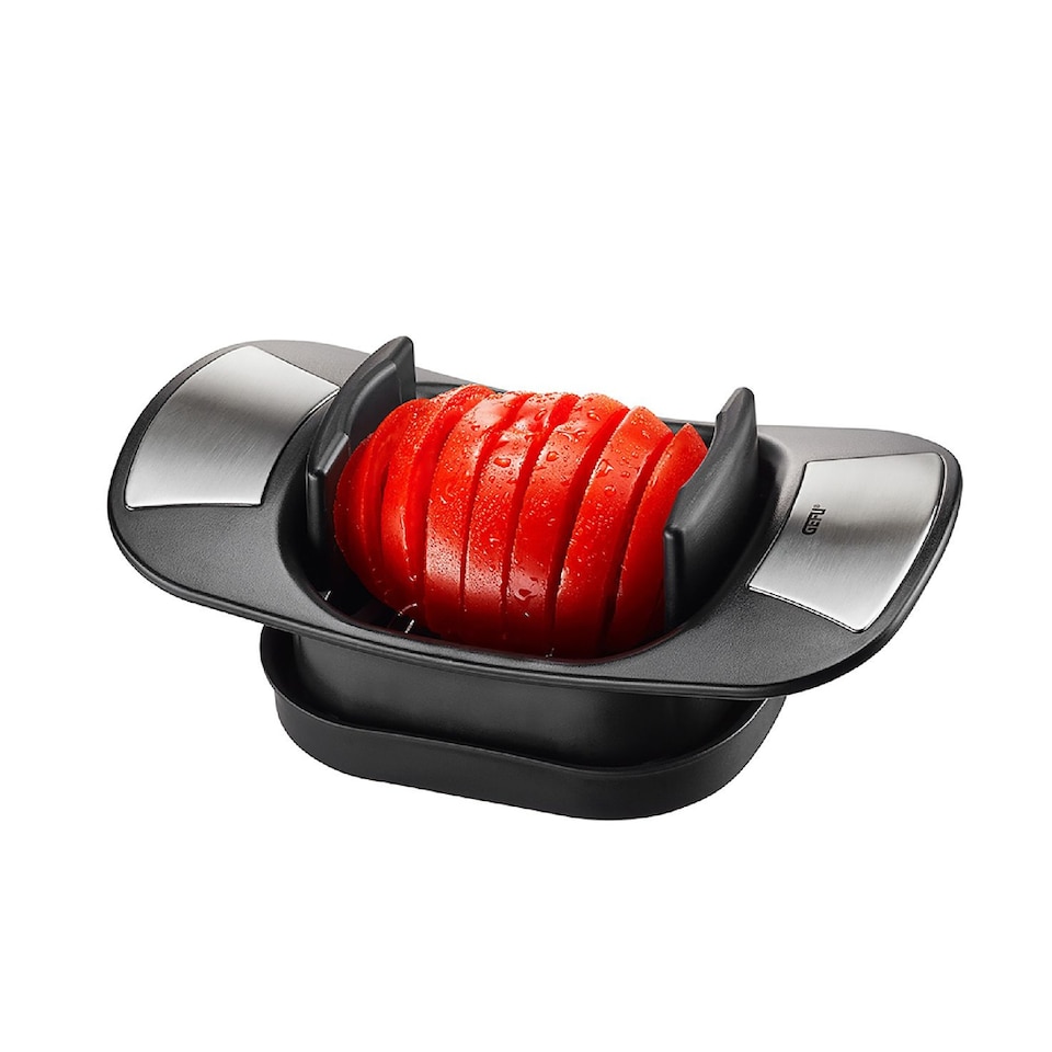 image 1 of GEFU Caprese Tomato and Mozzarella Slicer with Ergonomic Handles
