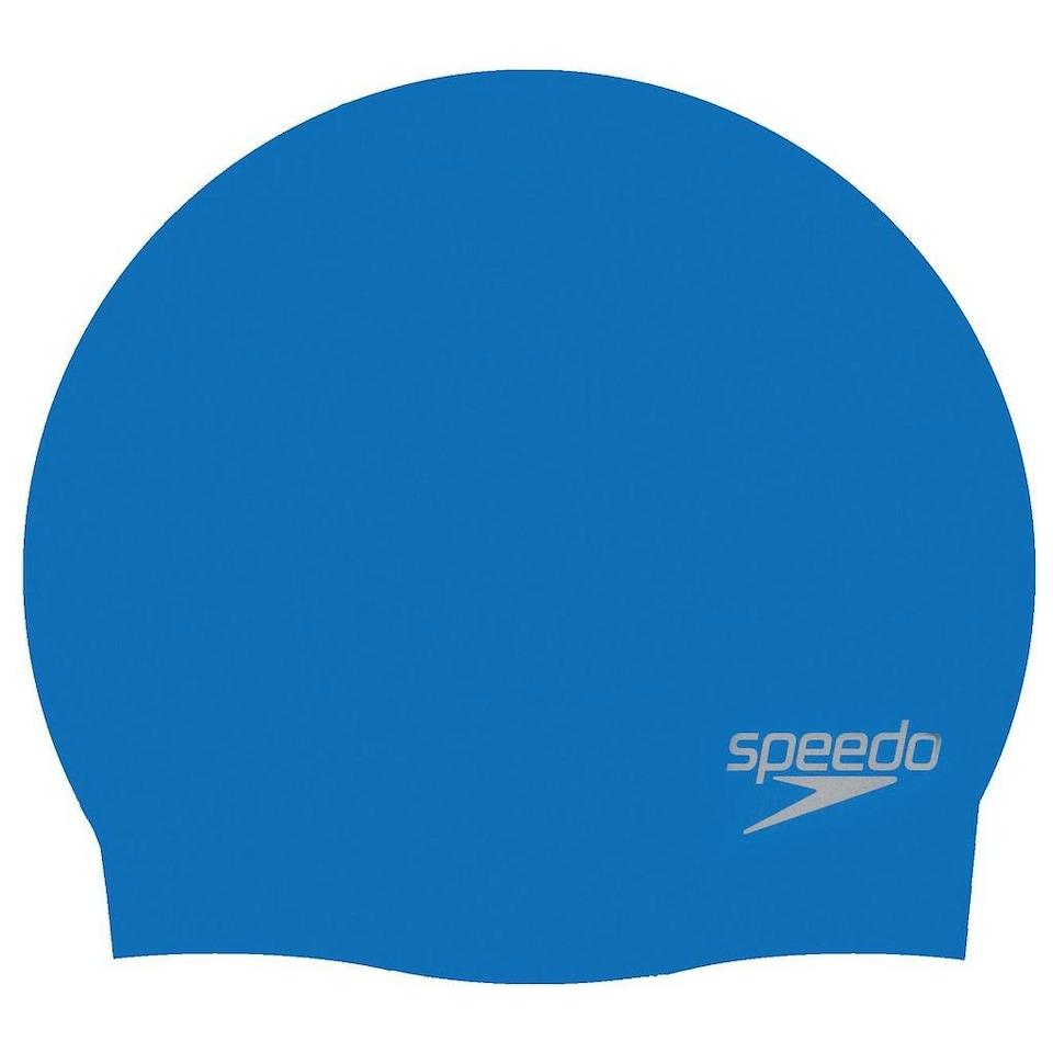 image 1 of Speedo Unisex Adult 3D Silicone Swim Cap - Blue - One Size